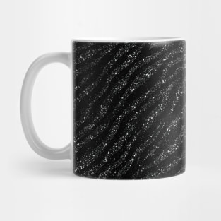 Savage Glitter Style Black and White Tiger Pattern Animal Print Wild Safari Mug